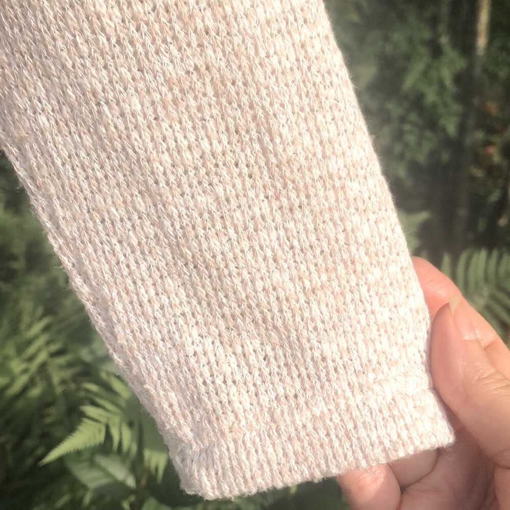 American Eagle cotton sweater with lace accent, Sm - Picture 5 of 7